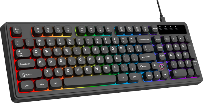 Дротова клавіатура Ajazz AF98 Black (AF98-B)