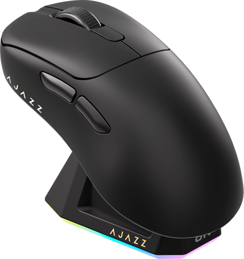Ігрова бездротова миша Ajazz  AJ179PRO -3 Mod-Black-3395-8K Charging Dock