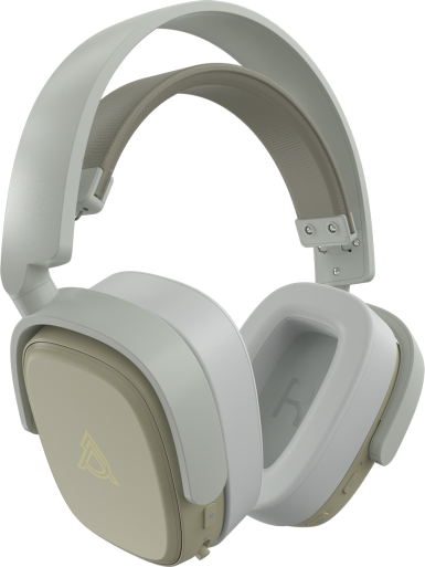 Бездротова ігрова гарнітура Ajazz AHM09 MAX Gray White (AHM09-MAX-GW)