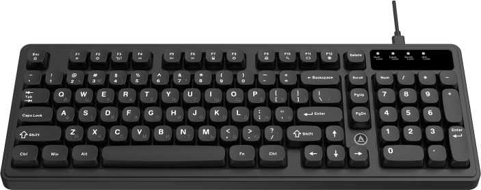 Дротова клавіатура Ajazz AF98 Black (AF98-B)