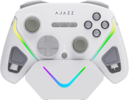 Бездротовий геймпад з док-станцією Ajazz GP100 Set White (GP100S-W)
