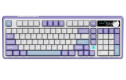Бездротова механічна клавіатура Ajazz AK980 Clear Sky Switch - Purple (AK980-CS-PWB)