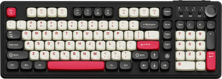 Бездротова клавіатура Ajazz AF98 PLUS Black Shark Red (AF98-PLUS-BSR)