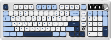 Бездротова клавіатура Ajazz AF98 PLUS Glacier Blue (AF98-PLUS-GB)