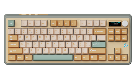 Бездротова механічна клавіатура Ajazz AK870 Jasmine Switch - Yellow (AK870-JS-YWG)