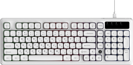 Дротова клавіатура Ajazz AF98 White (AF98-W)