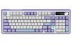 Бездротова механічна клавіатура Ajazz AK980 Clear Sky Switch - Purple (AK980-CS-PWB)