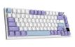 Бездротова механічна клавіатура Ajazz AK820 PRO 75% Flying Fish Switch White RGB (AK820PRO-FF-PWB)