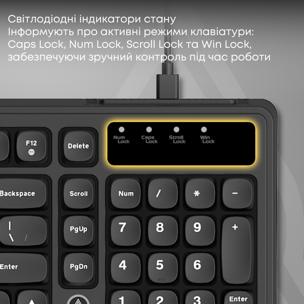 Дротова клавіатура Ajazz AF98 Black (AF98-B)